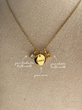 Square Birthstone Necklace