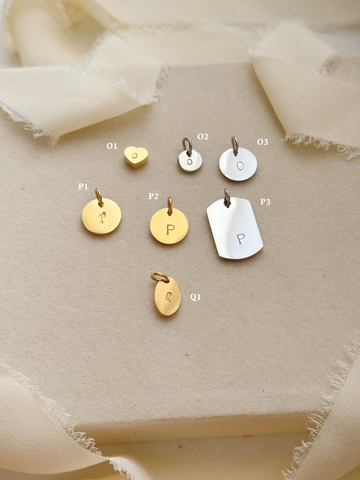 Slightly Imperfect Sale - Letter O, P, Q