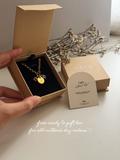 Square Birthstone Necklace