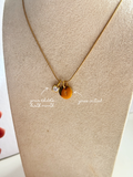 Square Birthstone Necklace