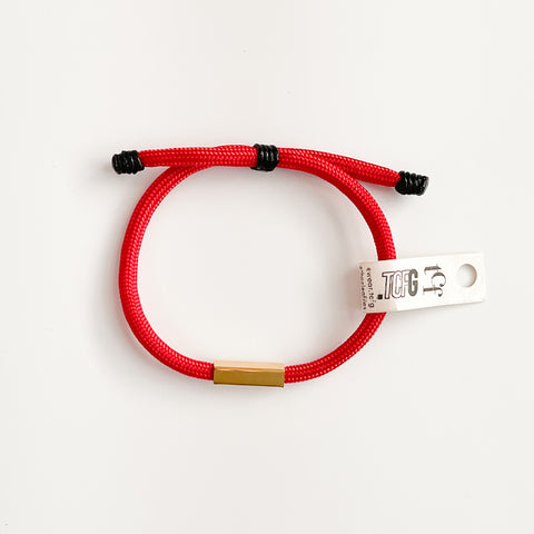 Unite Cord Bracelet "Red"