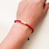 Unite Cord Bracelet "Red"