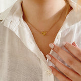 Custom Heart Side Necklace