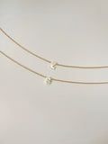 Elora Initial Pearl Necklace