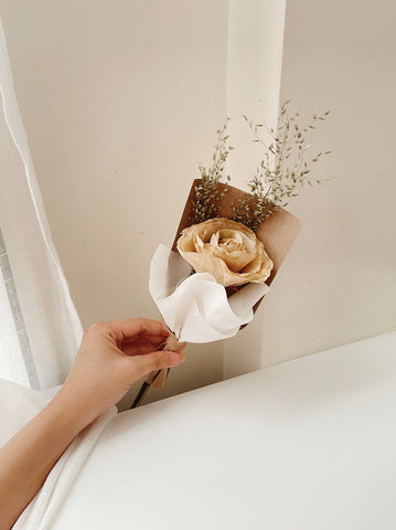Dried Fossilized Rose Bouquet (Add-On)