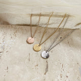 Moon Disc Necklace